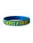 Pulseira Country Texas Farm Silicone Original Azul e Amarelo - Imagem 1