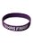Pulseira Country Texas Farm Silicone Original Roxa e Branco - Imagem 1