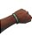 Pulseira Country Texas Farm Silicone Original Verde e Branco - Imagem 4
