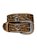 Cinto Country Rodeio Texano Marrom Claro Escuro Floral Agro - Imagem 1