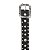 Cinto Country Feminino Couro Preto Cowboy Rodeio Brilho Agro - Imagem 3