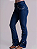 Calça Jeans Flare Feminina Country Bordada Rodeio Cós Alto - Imagem 10