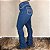 Calça Jeans Flare Feminina Country Bordada Rodeio Cós Alto - Imagem 8