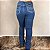 Calça Jeans Flare Feminina Country Bordada Rodeio Cós Alto - Imagem 6