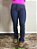 Calça Jeans Country Feminina Bordada Flare Barra Larga Agro - Imagem 1