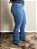 Calça Jeans Country Feminina Bordada Flare Barra Larga Agro - Imagem 8