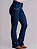 Calça Jeans Country Feminina Bordada Flare Barra Larga Agro - Imagem 2