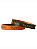 Pulseira Country Texas Farm Silicone Dupla Laranja e Verde - Imagem 1