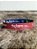 Pulseira Country Texas Farm Silicone Bandeira Azul Vermelha - Imagem 3