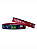 Pulseira Country Texas Farm Silicone Bandeira Azul Vermelha - Imagem 1
