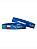Pulseira Country Texas Farm Silicone Bandeira Azul Claro - Imagem 1