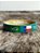 Pulseira Country Texas Farm Silicone Bandeira Verde Amarela - Imagem 2