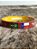 Pulseira Country Tx Farm Silicone Bandeira Vermelho Amarela - Imagem 2