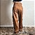 Calça Jeans Feminina Cargo Terracota Larga Estilosa Premium - Imagem 4