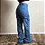 Calça Jeans Feminina Wide Leg Cargo Vibe Bolsos Laterais - Imagem 2