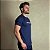 Camiseta Masculina Country Azul Bandeira EUA Paint Horse - Imagem 4