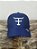 Boné Country Texas Farm Original Aba Curva Azul e Branco - Imagem 2