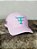 Boné Country Texas Farm Feminino Original Rosa Claro Logo - Imagem 1