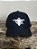 Boné Country Telinha Aba Curva Texanos Trucker Preto Branco - Imagem 2