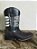 Bota Texana Masculina Texas Rodeo Couro Marrom Escuro USA - Imagem 4