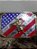 Fivela Country BullRider Master Cowboy Montaria Bandeira EUA - Imagem 3