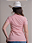 Camiseta Texas Farm Polo Feminina Original Agro Rosa Claro - Imagem 3