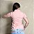 Camiseta Texas Farm Polo Feminina Original Agro Rosa Claro - Imagem 3