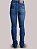 Calça Jeans Feminina Texas Farm Bordada Tradicional Flare - Imagem 3
