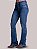 Calça Jeans Feminina Texas Farm Bordada Tradicional Flare - Imagem 4