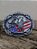 Fivela Country Master Vermelha Azul Western Bull Rider EUA - Imagem 3