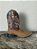 Bota Texana Feminina Couro Legítimo Cano Alto Bordada Agro - Imagem 3