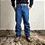 Calça Jeans Masculina Country Bolso Bordado Grossa Algodão - Imagem 1