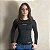 Camisa Feminina UV Country Manga Comprida Cowgirl Agro Preta - Imagem 1