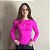 Camisa Proteção UV Feminina Country Texanos Cavalgada Rosa - Imagem 1