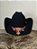 Chapéu Country Pralana Arena New Aba 11 Preto Personalizado - Imagem 3