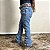Calça Jeans Infantil Texas Farm Menina Bordada Flare Pena - Imagem 4