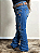 Calça Jeans Infantil Texas Farm Menina Bordada Flare Pena - Imagem 8