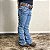 Calça Jeans Menina Infantil Bordada Flare Rodeio Texas Farm - Imagem 9