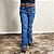 Calça Jeans Menina Infantil Bordada Flare Rodeio Texas Farm - Imagem 1