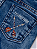 Calça Jeans Menina Infantil Bordada Flare Rodeio Texas Farm - Imagem 9