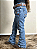 Calça Jeans Menina Infantil Bordada Flare Rodeio Texas Farm - Imagem 4