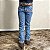Calça Jeans Menina Infantil Bordada Flare Rodeio Texas Farm - Imagem 7