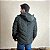 Jaqueta Masculina Puffer Blusa De Frio Com Capuz Verde - Imagem 2