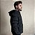 Jaqueta De Frio Intenso Casaco Forrado Estiloso Puffer Preto - Imagem 3