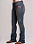 Calça Jeans Feminina Country Flare Bordada Rodeio Texas Farm - Imagem 4