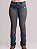 Calça Jeans Feminina Country Flare Bordada Rodeio Texas Farm - Imagem 1