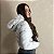 Jaqueta Feminina Puffer Estilosa Manga Removível Top Branco - Imagem 4
