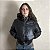 Jaqueta Feminina Cropped Curta Puffer Bobojaco Frio Preto - Imagem 1