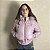 Jaqueta Feminina Cropped Curta Puffer Bobojaco Frio Rosa - Imagem 1