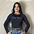 Camisa Country Proteção UV Feminina Farm Manga Longa Preta - Imagem 1